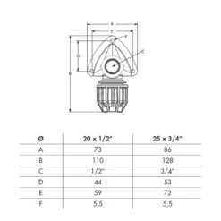 Applique Filetée -Maison du Confort applique filetee plastique pe 2