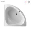 Baignoire D'angle Domo 135 X 135 X 42,50 Cm -Maison du Confort baignoire angle domo