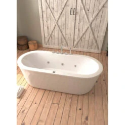 Baignoire Balnéo îlot Au Sol - Loft - Dimensions 180 X 80 X 59,5 Cm