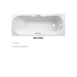 Baignoire Balnéo Rectangulaire à Poser - Project -Maison du Confort baignoire balneo rectangulaire a poser project 2