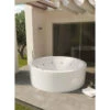 Baignoire Balnéo Ronde SPA En îlot - Noa - 160 Cm De Diamètre -Maison du Confort baignoire balneo ronde spa en ilot noa 160 cm de diametre