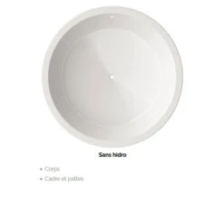 Baignoire Balnéo Ronde SPA En îlot - Noa - 160 Cm De Diamètre -Maison du Confort baignoire balneo ronde spa en ilot noa 160 cm de diametre 6