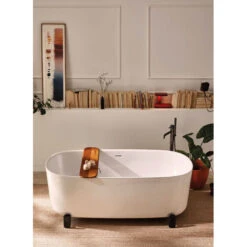 Baignoire îlot Au Sol à Poser Calma + Pieds - Sanycces - 170x80x66cm