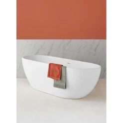 Baignoire îlot Au Sol à Poser Rondo - Sanycces - 170 X 80 X 60 Cm -Maison du Confort baignoire ilot au sol a poser rondo sanycces 170 x 80 x 60 cm 2