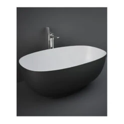 Baignoire îlot Au Sol Rak-Cloud - 140 X 75,3 X 56 Cm -Maison du Confort baignoire ilot au sol rak cloud 140 x 753 x 56 cm 2