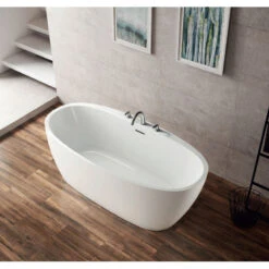 Baignoire îlot BAIG 170cm Acrylique Renforcé Brillant