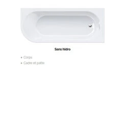 Baignoire Murale D'angle - Torino Angolo - Dimensions 170 X 70 X 55 Cm 8 Baignoire Murale D'angle - Torino Angolo - Dimensions 170 X 70 X 55 Cm -Maison du Confort baignoire murale dangle torino angolo dimensions 170 x 70 x 55 cm 2