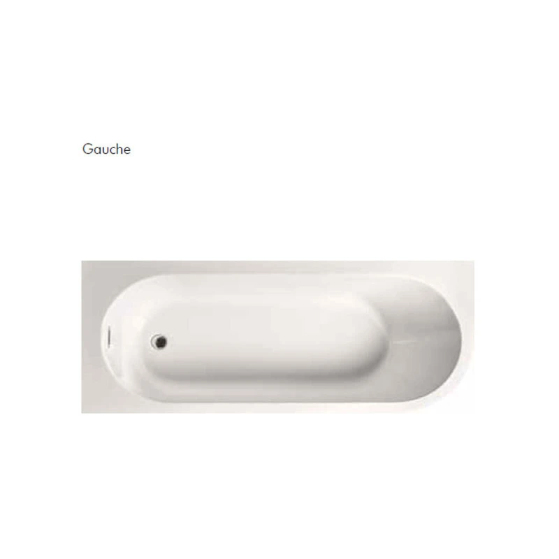 Baignoire Murale D'angle - Torino Angolo - Dimensions 170 X 70 X 55 Cm 6 Baignoire Murale D'angle - Torino Angolo - Dimensions 170 X 70 X 55 Cm – Image 4