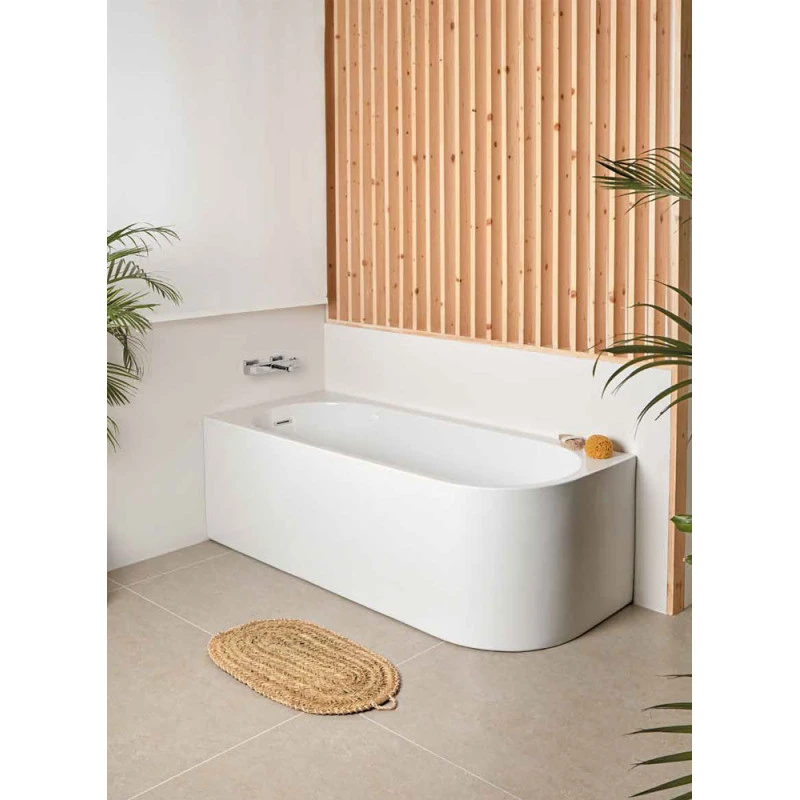 Baignoire Murale D'angle - Torino Angolo - Dimensions 170 X 70 X 55 Cm 3 Baignoire Murale D'angle - Torino Angolo - Dimensions 170 X 70 X 55 Cm