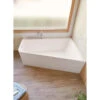 Baignoire Murale D'angle Trento Angolo - Sanycces - 178x130x60 Cm -Maison du Confort baignoire murale dangle trento angolo sanycces 178x130x60 cm