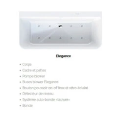 Baignoire Rectangulaire Trento Muro - Sanycces - 175 X 80 X 60 Cm -Maison du Confort baignoire rectangulaire trento muro sanycces 175 x 80 x 60 cm 4