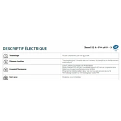 BANGA CINTRÉ ÉLECTRIQUE 1883 (H) X 600 1000W -Maison du Confort banga cintre electrique 1883 h x 600 1000w 2