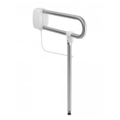 Barre D'appui Relevable Inox Brossé Pellet + Béquille Salle De Bain