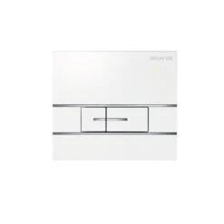 Bâti-support Autoportant + Plaque De Commande En Blanc Chromé -Maison du Confort bati support autoportant plaque de commande en blanc chrome 2