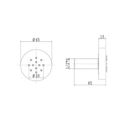Body Jet D'eau Latéral Fixe Chromothérapie AquaElite ø 65 Mm -Maison du Confort body jet deau lateral fixe chromotherapie aquaelite o 65 mm 2