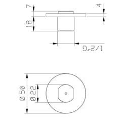 Body Jet D'eau Latéral Fixe Rond Nébulisé Laiton AquaElite Ø 50mm -Maison du Confort body jet deau lateral fixe rond nebulise laiton aquaelite o 50mm 2