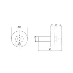 Body Jet D'eau Latéral Flexible Chromothérapie AquaElite ø 65 Mm -Maison du Confort body jet deau lateral flexible chromotherapie aquaelite o 65 mm 2