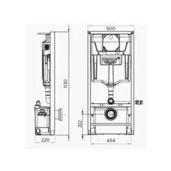 Broyeur + Bâti-support Saniwall Pro UP à Carreler SFA Salle De Bain -Maison du Confort broyeur bati support saniwall pro up a carreler sfa salle de bain 2