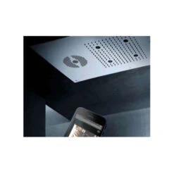 Ciel De Douche Chromothérapie + Musique Connecté Aquaelite - 3 Jets -Maison du Confort ciel de douche chromotherapie musique connecte aquaelite 3 jets 2