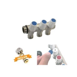 COLLECTEURS VANNES MF 3/4" - Sortie 1/2 Pour Tube Multicouche