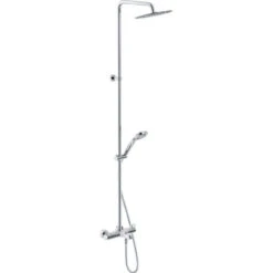 Colonne Bain-Douche Thermostatique Chromée Kali - 1 Jet
