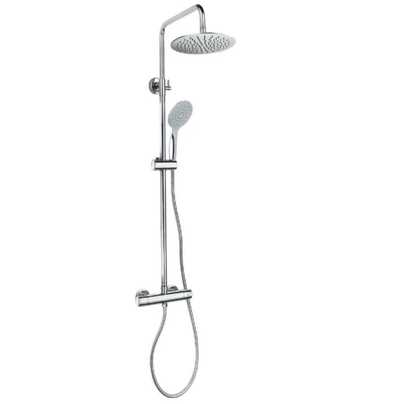 Colonne De Douche Télescopique Rond En Laiton Gemma 3 Colonne De Douche Télescopique Rond En Laiton Gemma