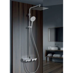 Colonne De Douche Thermostatique GARY Avec Tablette Aquance