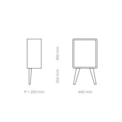 Colonne De Salle De Bain ISEO - H 49cm -Maison du Confort colonne de salle de bain iseo h 49cm 2
