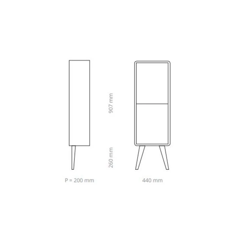 Colonne De Salle De Bain ISEO - H90,7cm 5 Colonne De Salle De Bain ISEO - H90,7cm – Image 3