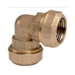 COUDE EGAL LAITON Pour Tube PE Serrage Extérieur