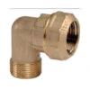 COUDE MALE LAITON Pour Tube PE Serrage Extérieur
