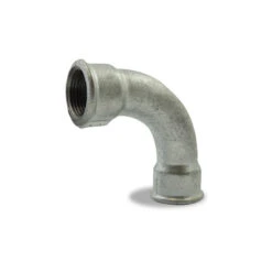Courbe à Grand Rayon 90° Femelle/femelle Galvanisée En Fonte Malléable