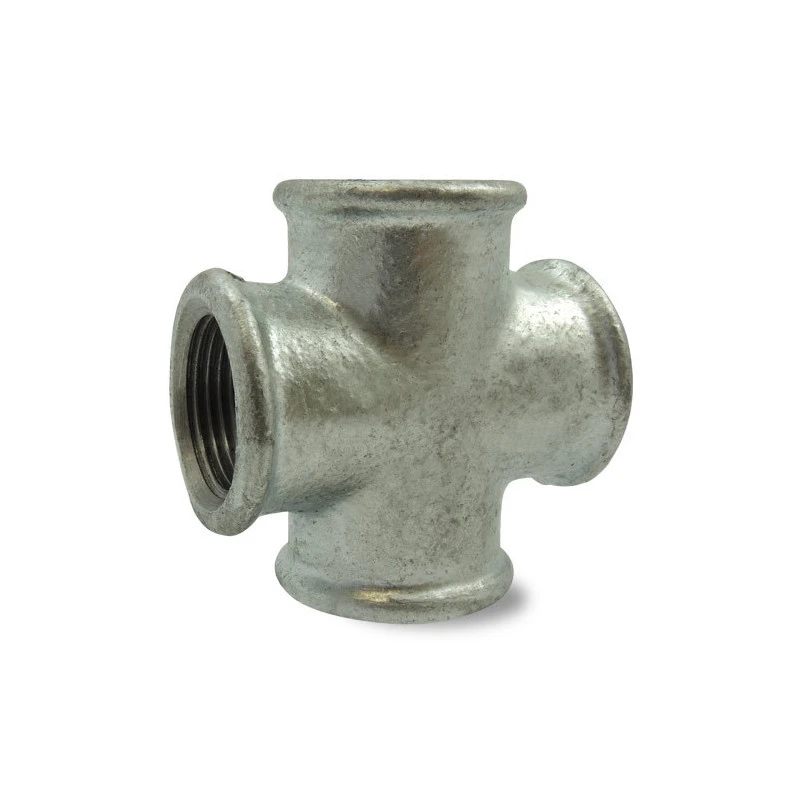 Croix Galvanisée 4 Voies Femelle/femelle/femelle/femelle En Fonte Malléable 3 Croix Galvanisée 4 Voies Femelle/femelle/femelle/femelle En Fonte Malléable