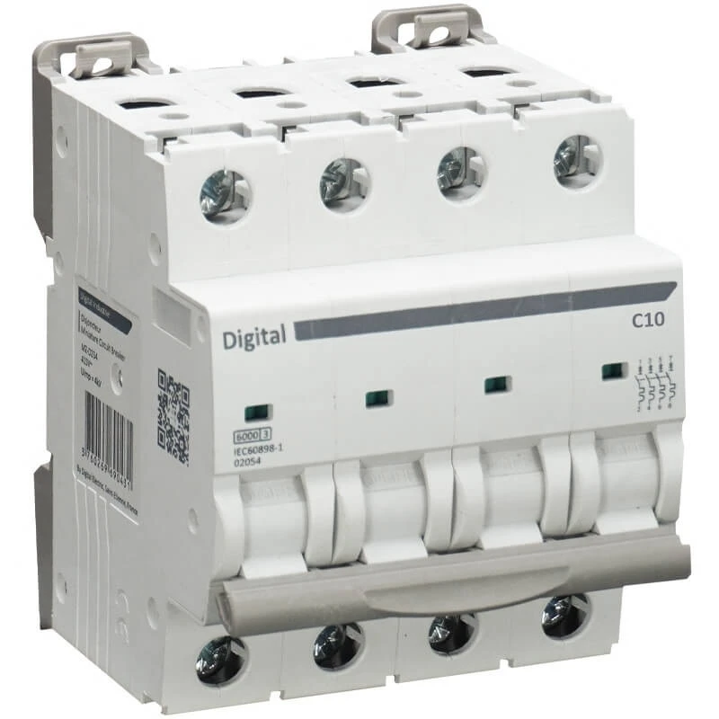 Disjoncteur 25A Tétrapolaire - Digital Electric 4 Disjoncteur 25A Tétrapolaire - Digital Electric – Image 2