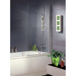 écran De Baignoire Yuca - 1 Volet Pivotant - 140 Cm X 80 Cm -Maison du Confort ecran de baignoire yuca 1 volet pivotant 140 cm x 80 cm 1