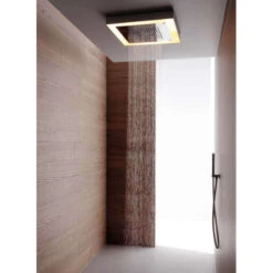 Ensemble De Douche Chromothérapie AquaElite 520 X 520mm - 1 Fonction - 2 Body Jets