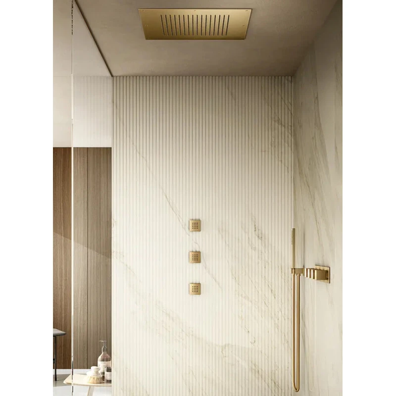 Ensemble De Douche Chromothérapie AquaElite 620 X 620 Mm - 3 Fonctions - 3 Body Jets 15 Ensemble De Douche Chromothérapie AquaElite 620 X 620 Mm - 3 Fonctions - 3 Body Jets – Image 13