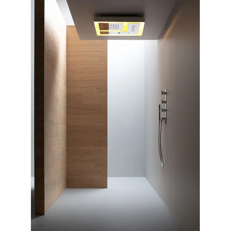 Ensemble De Douche Chromothérapie AquaElite 620 X 620 Mm - 3 Fonctions - 3 Body Jets 5 Ensemble De Douche Chromothérapie AquaElite 620 X 620 Mm - 3 Fonctions - 3 Body Jets – Image 3