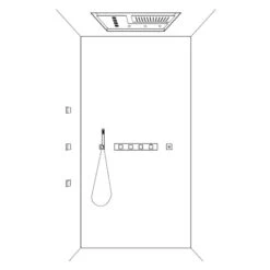 Ensemble De Douche Chromothérapie AquaElite 620 X 620 Mm - 3 Fonctions - 3 Body Jets 18 Ensemble De Douche Chromothérapie AquaElite 620 X 620 Mm - 3 Fonctions - 3 Body Jets -Maison du Confort ensemble de douche chromotherapie aquaelite 620 x 620 mm 3 fonctions 3 body jets 3