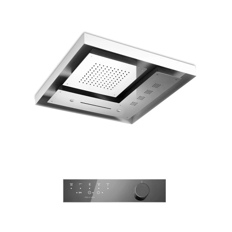 Ensemble De Douche Chromothérapie AquaElite 620x620mm - 4 Fonctions - 3 Body Jets 4 Ensemble De Douche Chromothérapie AquaElite 620x620mm - 4 Fonctions - 3 Body Jets – Image 2