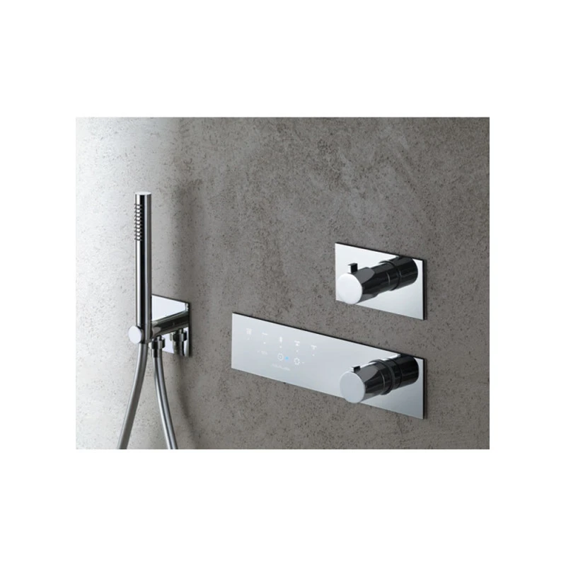 Ensemble De Douche Chromothérapie AquaElite 620x620mm - 4 Fonctions - 3 Body Jets 6 Ensemble De Douche Chromothérapie AquaElite 620x620mm - 4 Fonctions - 3 Body Jets – Image 4