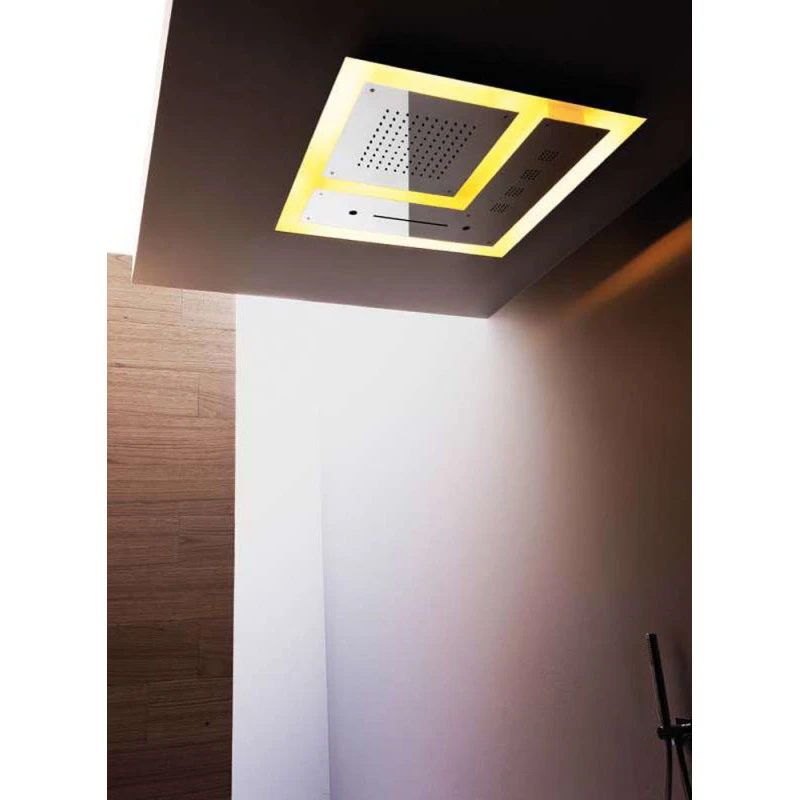 Ensemble De Douche Chromothérapie AquaElite 620x620mm - 4 Fonctions - 3 Body Jets 3 Ensemble De Douche Chromothérapie AquaElite 620x620mm - 4 Fonctions - 3 Body Jets