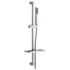 Ensemble De Douche Complète Carré Chromé Quadro