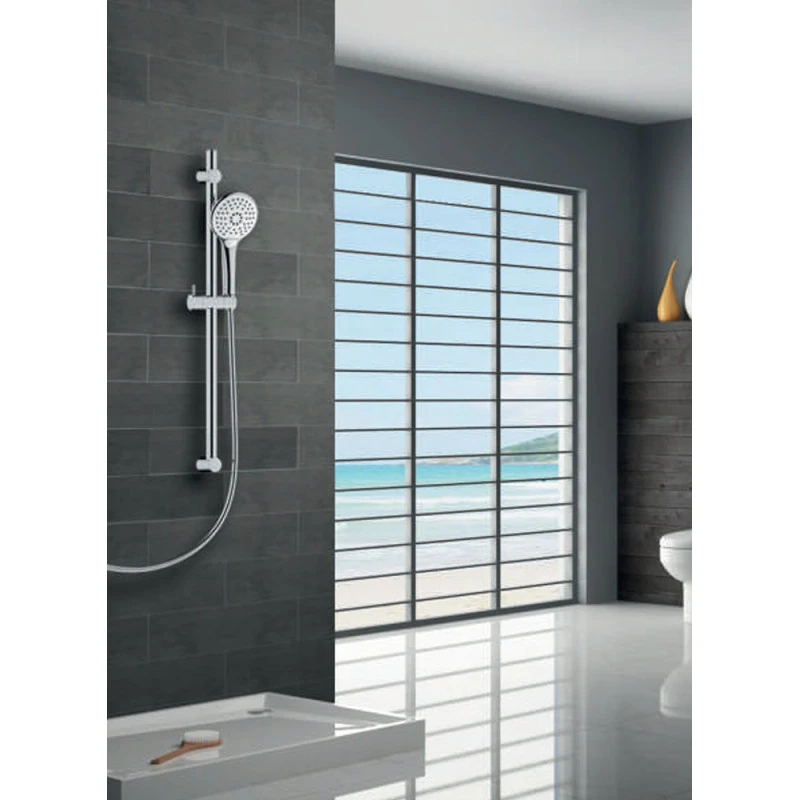 Ensemble De Douche Mural Chromé Bery - 3 Jets 4 Ensemble De Douche Mural Chromé Bery - 3 Jets – Image 2