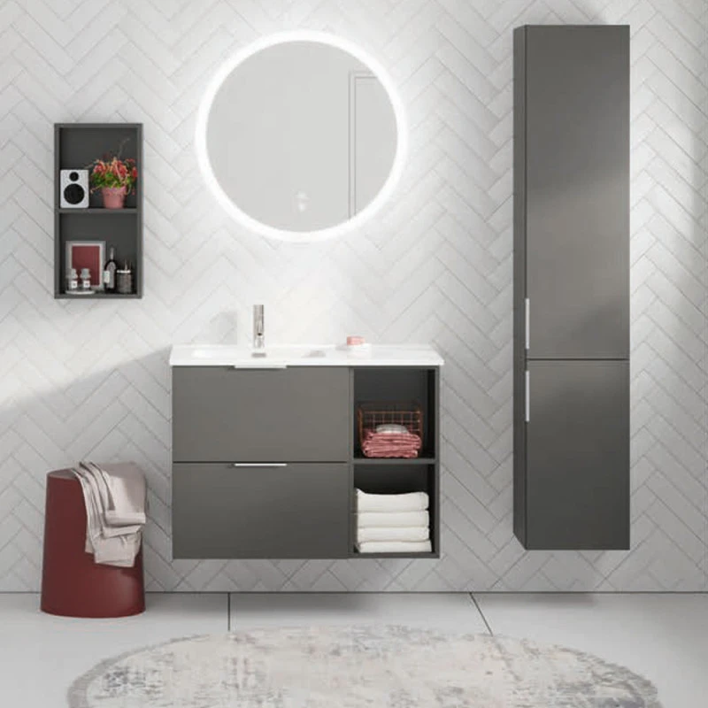 Ensemble Meuble Salle De Bain 2 Tiroirs Avec Niches 3 Ensemble Meuble Salle De Bain 2 Tiroirs Avec Niches