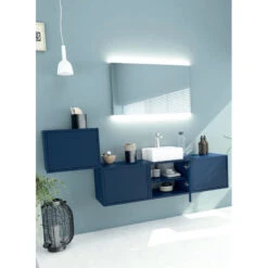 Ensemble Meubles Salle De Bain Coo Mélaminé Cosmique