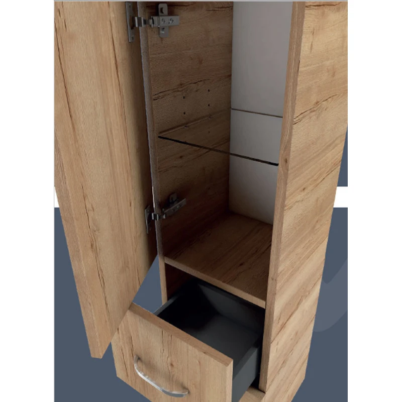 Ensemble Salle De Bain Kariba Fibre Vernis Mat Agave - 60cm 4 Ensemble Salle De Bain Kariba Fibre Vernis Mat Agave - 60cm – Image 2