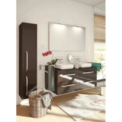 Ensemble Salle De Bain Titicaca ChĂŞne Massif Naturel - 120cm