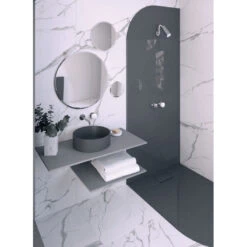 Étagère Modern Pour Plan Vasque - Texture Ardoise