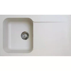 Évier à Encastrer - 1 Cuve 1 égouttoir CHAK - 86 X 50 Cm